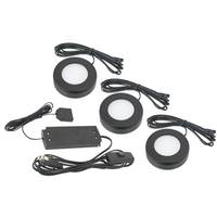 American Lighting 3.2 watt 12 volt Black LED (3 Pack)